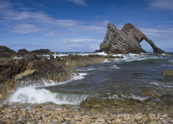 Cottages close to sandy beaches in Morayshire